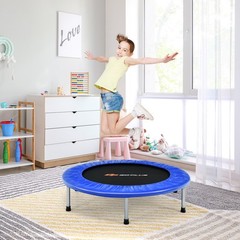 38″ Mini Folding Trampoline Portable Recreational Fitness Rebounder