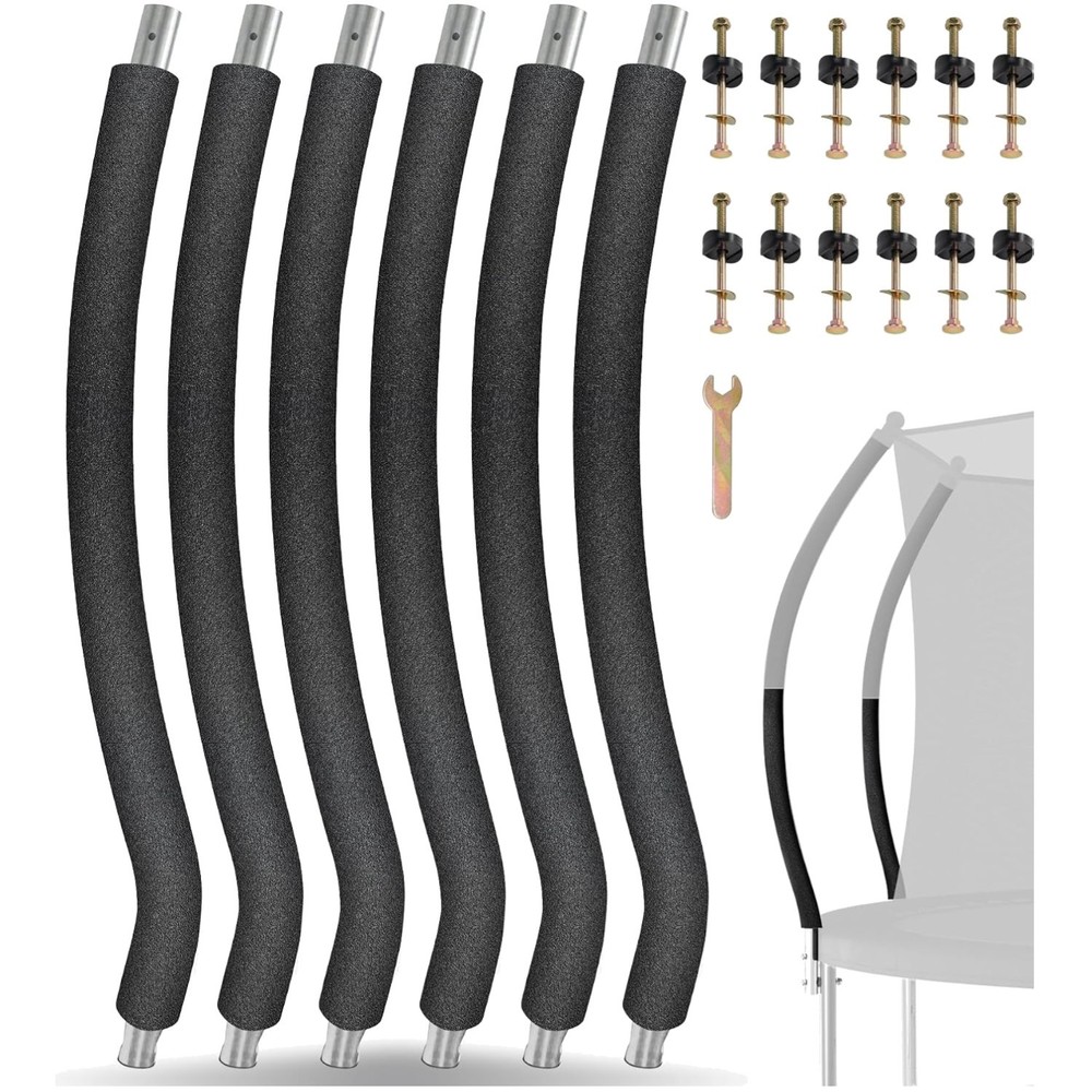 Durable Replacement Trampoline Enclosure Poles for Jumpzylla