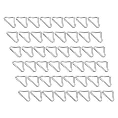 80 Pcs Triangle Connector for Trampoline Ring Attachment Buckle Kids