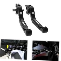 Extendable Foldable Motorcycle Brake Clutch Levers, Fit for Boneville Black