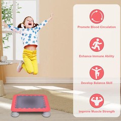 Mini Kids Trampoline Workout Exercise Jump Sports Fitness Toy Durable Rebounder