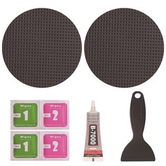 Trampoline Repair Patch Kit 4-inch Round Glue On Patches with Glue and effective