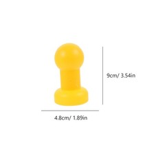 10 Pcs Trampoline Pole Cap Yellow Caps for Poles Replacement Parts