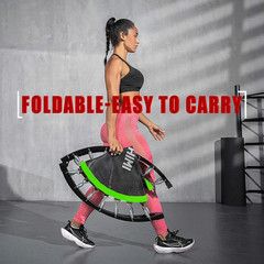 40″ 48″ Folding Mini Fitness Indoor Exercise Workout Rebounder Trampoline with H