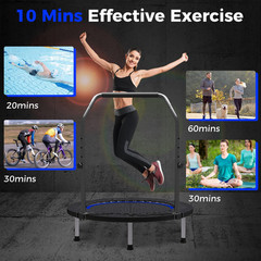 40″/48″ Rebounder Trampoline for Adults Mini Trampoline for Adults and Kids Exer