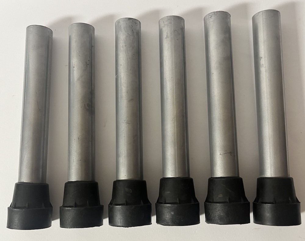 Lot Set of 6 Replacement Metal LEGS for Mini Trampolines & Rebounders
