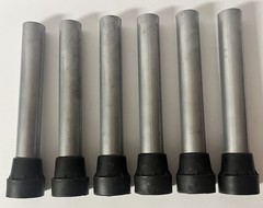 Lot Set of 6 Replacement Metal LEGS for Mini Trampolines & Rebounders