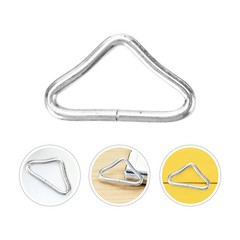 30Pcs Durable Triangle Ring Buckles Trampoline Accessory Zinc Steel Material