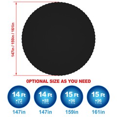 Round Replacement Trampoline Spring Mat Spare Part Fits 12ft 14ft 15ft Frame