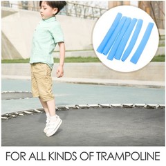 6Pcs Reusable Blue Foam Pole Sleeves Trampoline Padding for Child Safety