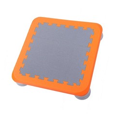 Orange Mini Trampoline For Kids Sensory Trampoline Bouncing Board With Non NPWD