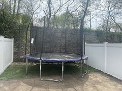 12FT Trampoline w/ enclosure Net & Spring Cover padding