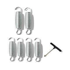 Trampoline Springs 6-Pack – 3.9 Inch Replacement Springs for Trampoline, Heavy