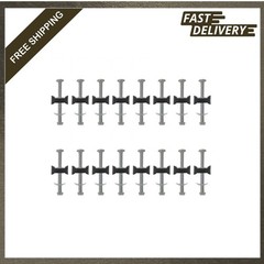 16 Pack 6mm x 83mm Steel Trampoline Screws Replacement Parts Heavy Duty Outdoor