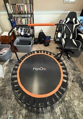 40″/48″ Foldable Mini Trampoline Load 330bs,Portable with Adjustable Foam Handle