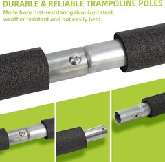 Trampoline Poles Replacement for Skywalker Or Jumpzylla,Galvanized Trampoline…