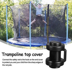 6/8Pcs Trampoline Enclosure Pole Caps End Poles Protector Cover Net Hook Parts