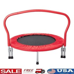 3 ’ Folding Trampoline Kids & Adults Indoor Outdoor Fun Exercise Safe Play New