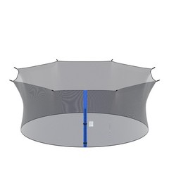 12-15FT Trampoline Safety Net Replacement Protection Enclosure Net with Zipper