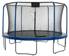 Skytric 11FT round Trampoline with Top-Ring Flex Frame Safety Enclosure – Kids,