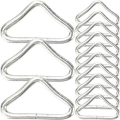 30 Pcs Trampoline Triangle Buckle Galvanized Steel Child Metal Buckles Bag