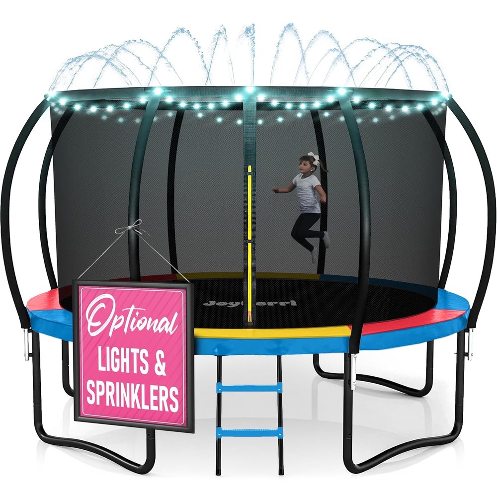 Outdoor Trampoline 8ft 10ft 12ft 14ft 15ft ASTM Certified Safety Garden Net