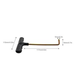 2pcs 140mm/5.5″ Stainless Steel T Hook Spring Pull Hook Lift Hooks Handle for