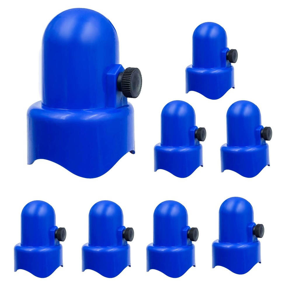 Trampoline Pole Caps, 1.5 Inch Diameter Enclosure Caps With Screw Thumb, Safe…