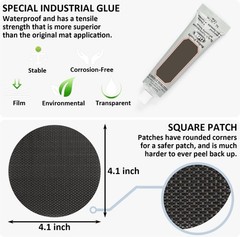 Hareyou Trampoline Patch Repair Kit 4 inch Circle On Patches | Repair Trampol…