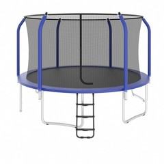 13ft Trampoline Safety Net Replacement with Enhanced Padding & Basketball Hoop