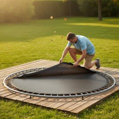 Trampoline Protective Net Elastic Trampoline Mesh Net Bulk Purchase