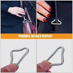 50 Pcs Replacement Trampoline Triangle Buckle Pole Caps Spare Parts