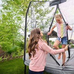 Skywalker Elite Series 12′ Round Trampoline with Basketball Hoop