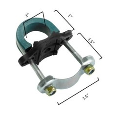 Trampoline Hinge U-Bolt Clamp Connectors for Poles up to 1″ and Legs up to 1.5″