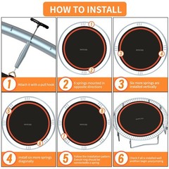Trampoline Mat Replacement，Fits 14ft Trampline Frame，Jumping Mat w