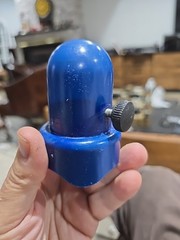 1.5″ Diameter Trampoline Enclosure Pole Caps with Screw Thumb, Blue, Only Fit in