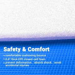 15 Ft Universal Round Trampoline Replacement Safety Rebounder Cover Pad EPE Foam