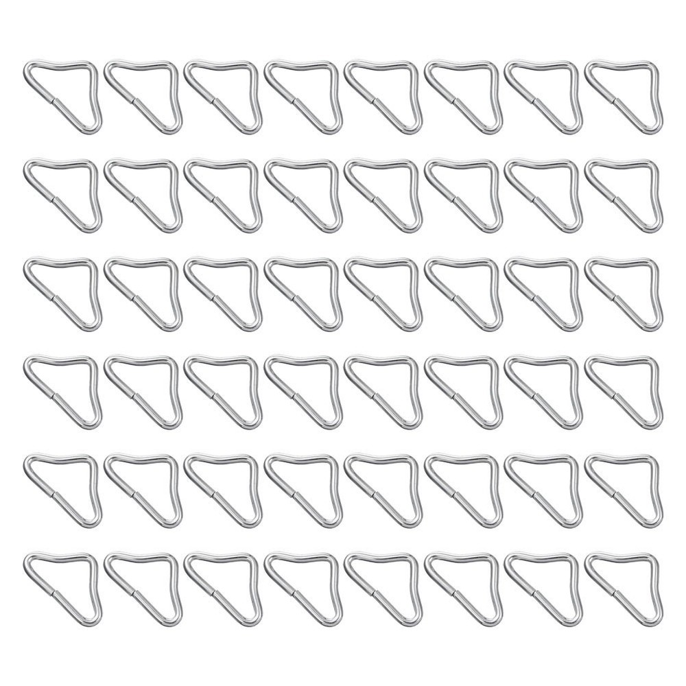 80 Pcs Triangle Connector for Trampoline Ring Attachment Buckle Kids