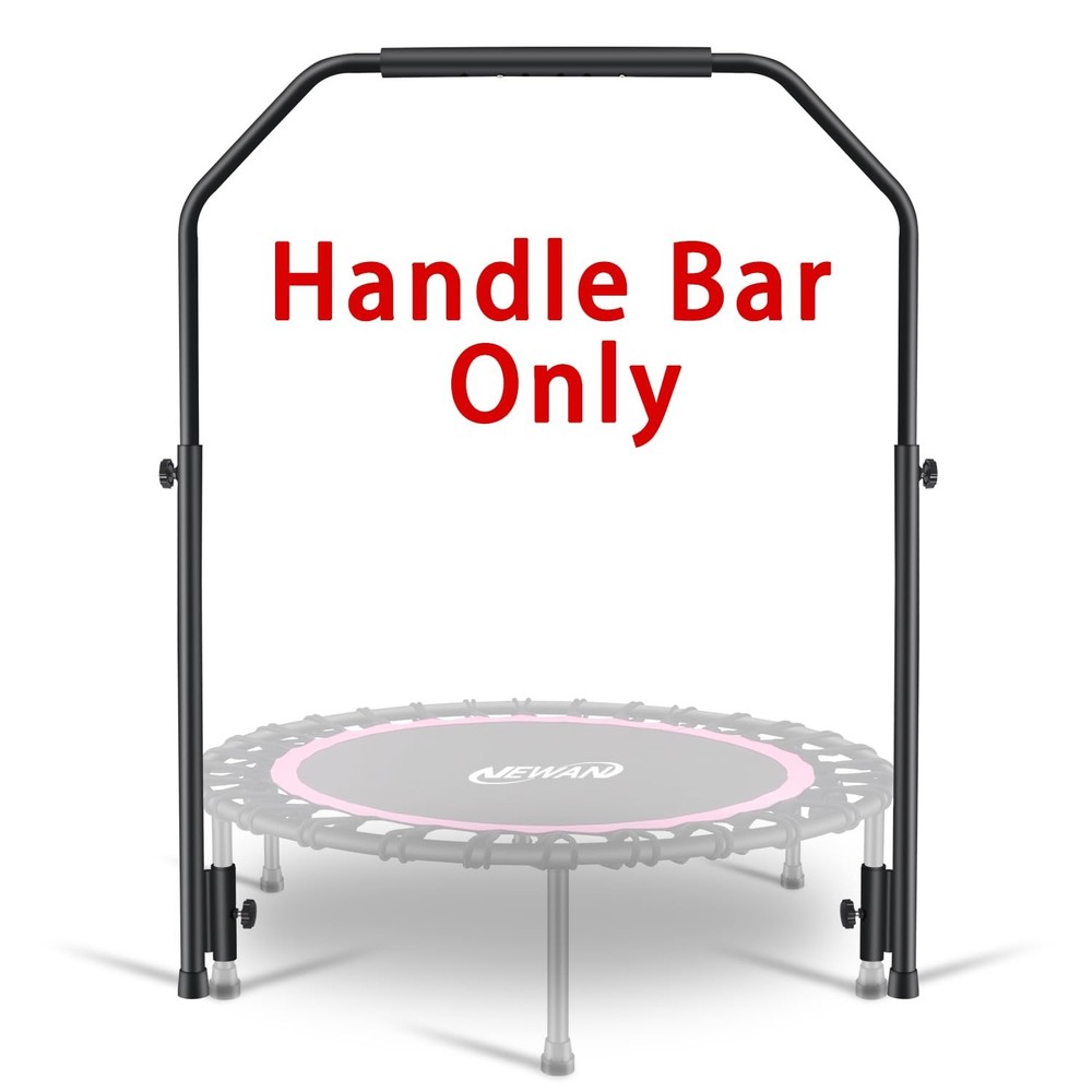 Rebounder Handle Bar Accessory for 40″ Round Fitness Trampolines, Cushy Foam …