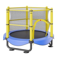 5FT Kids Trampoline 60″ with Safety Net Basketball Hoop Indoor Outdoor Play