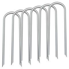 HeavyDuty UShaped Trampoline Anchors 12″ Wind Stakes for Tents & Goals