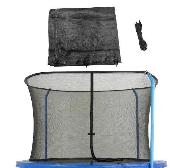 Machrus Trampoline Replacement Net for 8 ft. Round Frames Using 3 Curved Poles