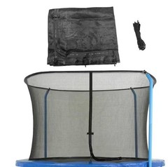 Machrus Trampoline Replacement Net for 8 ft. Round Frames Using 3 Curved Poles