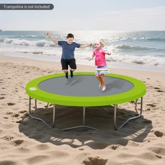 12 Ft Trampoline Spring Cover Green Trampoline Replacement Safety Pad Round