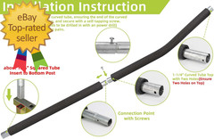Trampoline Poles for Skywalker or Jumpzylla Galvanized Trampoline Enclosure Pole