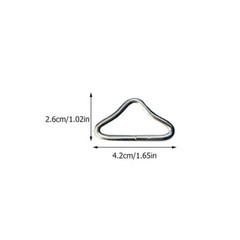 30 Pcs Trampoline Triangle 1.5 Inch Metal
