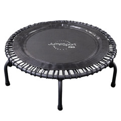 JumpSport 550f PRO Indoor Lightweight 44 Inch Folding Fitness Trampoline Black