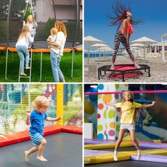 Trampoline Repair Kit – Self-Adhesive Patch for Tears, Includes Scraper & Towel