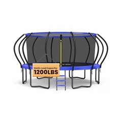 Trampoline, 8FT-16FT, 1200LBS Capacity – Heavy-Duty Galvanized Steel Frame